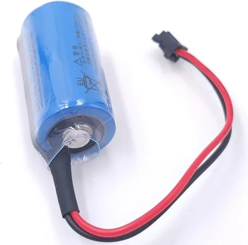 Vista 5 de 20PCS Q6BAT CR17335SE-R 3V 1800mAh Lithium Battery Replacement Battery for Q25PRHCPU Q170HBATC QNS FANUC System