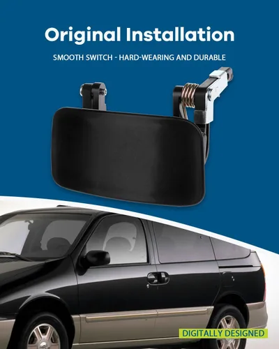 Vista 3 de LUJUNTEC Manija exterior trasera izquierda para Nissan para Quest 1999-2002