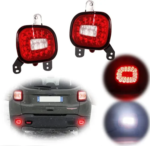 Vista 14 de Kit de lámparas de marcador lateral LED blanco con lente ahumada, compatible con Jeep Renegade 2014, 2015, 2016, 2017, 2018, 2019, 2020, 2021, 2022