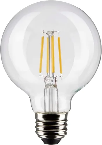 Vista 2 de Satco 6Pk 4.5w G25 Globo Filamento LED 2700K Base Mediana Regulable - 40W Equiv