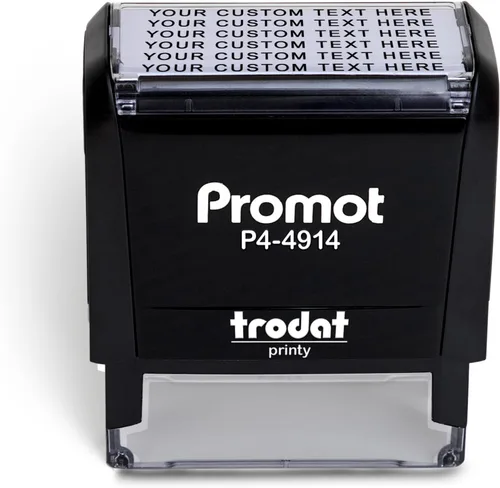 Vista 9 de Promot Sello autoentintado - Sello de goma personalizado de hasta 3 líneas