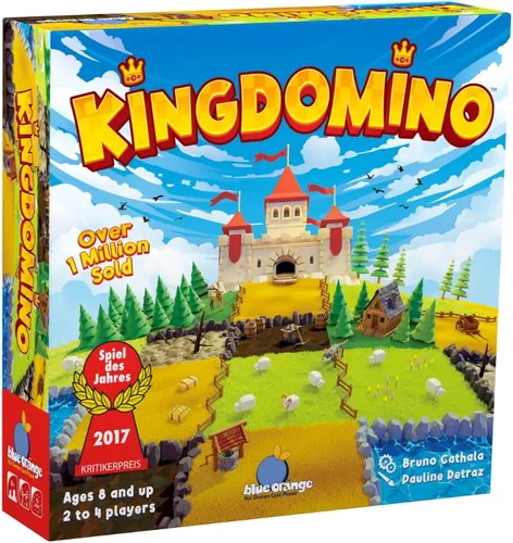 Vista 9 de Juego de mesa de estrategia, mecánica Kingdomino con un giro, juego de mesa para niños, adolescentes, adultos y noches de juegos en familia, a