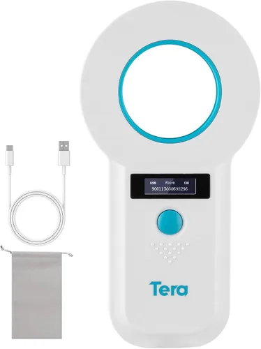 Vista 14 de Tera Lector de Microchip para Mascotas con Anillo D RFID Escáner de Identificación de Chips de Animales Portátil con Pantalla de Visualización OLED