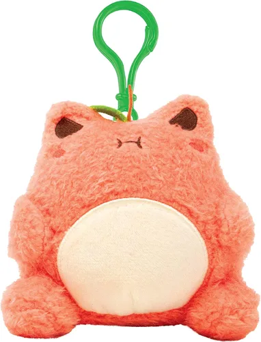 Vista 8 de Cuddle Barn PlushGoals - Mini Boba Wawa Clip súper suave y lindo Kawaii rana de peluche de animal de peluche, llavero para bolsa, 4 pulgadas
