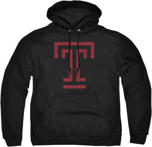Vista 117 de Distressed College Primary Logo Adult Pullover Hoodie Collection 1 Universidad Estatal de Albany