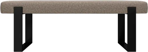 Vista 34 de VANT Banco de cama tapizado, beige Boucle, níquel cepillado Boucle Beige - Níquel cepillado