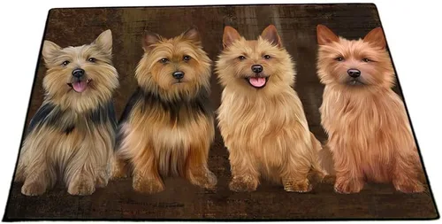 Vista 20 de Doggie of the Day Australian Terrier Dogs Floor Mat - 4th of July Independence Day - Best Dog Doormat - Protector Decor - Unique Portrait Art