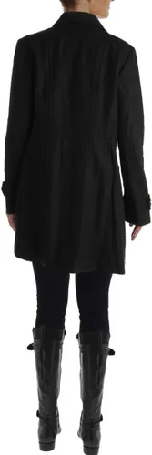 Vista 2 de Anne Klein - abrigo clásico de hilera doble de botones para mujer