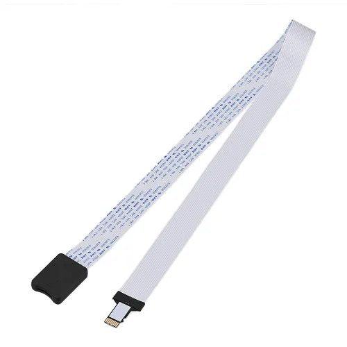 Vista 7 de ASHATA Adaptador de cable de extensión de tarjeta SD a Mini SD, extensor flexible con funda, cable extensor TF a TF para impresora