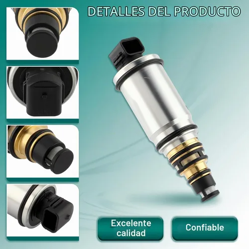 Vista 3 de AUTOKAY Válvula de control electrónico del compresor del A/C se ajusta para Hyundai Sonata 2.0L 2.4L 2011-2014