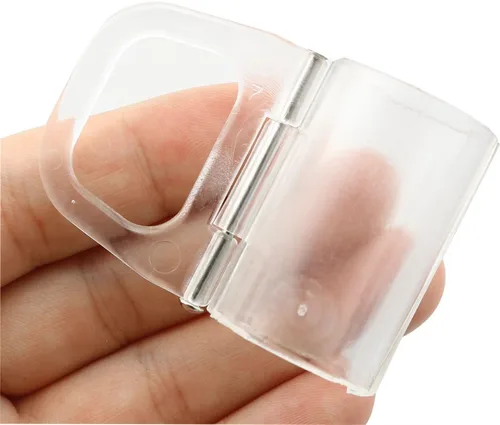 Vista 2 de Abrazadera de elevación sin cordón, persianas enrollables, mango transparente, ajuste de 0.787 in, barra para persianas enrollables, accesorios