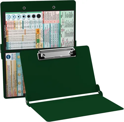 Vista 6 de WhiteCoat® Clipboard - Edición para Enfermería (Negro, Doble Pliegue)