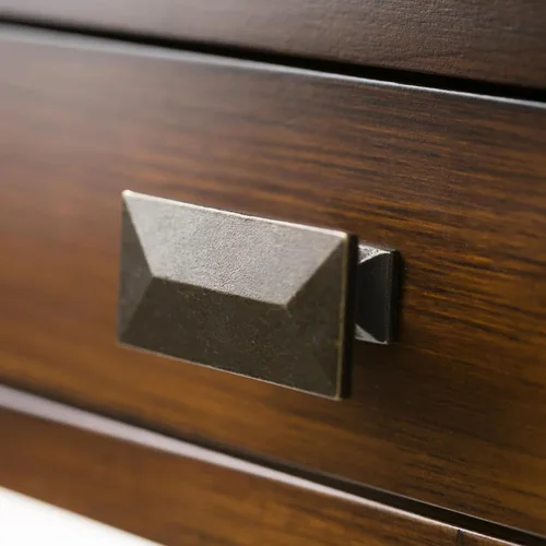 Vista 10 de SIMPLIHOME Mesa consola Artisan – Mesa de sofá de madera maciza de 46 pulgadas de ancho en marrón rojizo, mesa de almacenamiento de transición