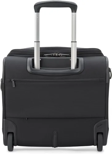 Vista 3 de DELSEY PARIS Helium DLX Softside - Maleta para debajo del asiento con 2 ruedas, Negro, Helium DLX Softside Equipaje Under-seater con 2 ruedas
