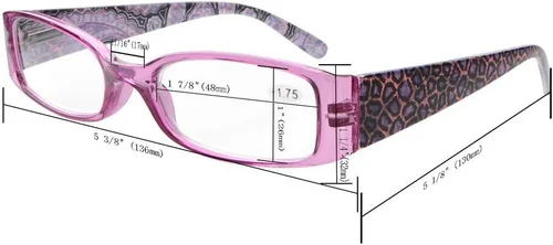 Vista 7 de Eyekepper 5 pares de anteojos de lectura para mujer, lentes de sol de lectura