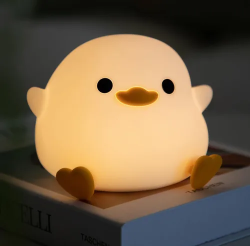 Vista 8 de HAPPYBAG Luz Nocturna de Axolotl, Lámpara de Axolotl Bonita Regalos para Niños, Luz Nocturna de Guardería de Animal de Silicona Regulable, Lámpara