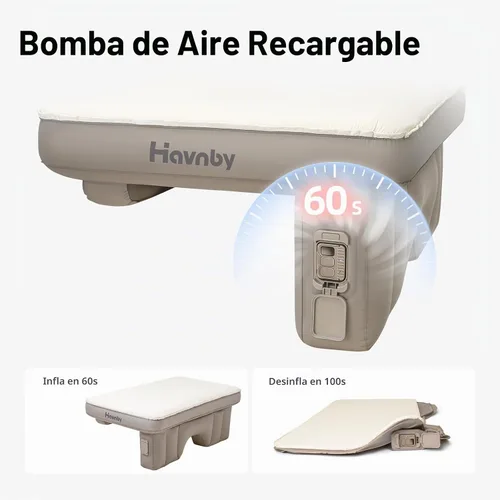 Vista 5 de Colchón de asiento trasero Havnby SnugNest para SUV