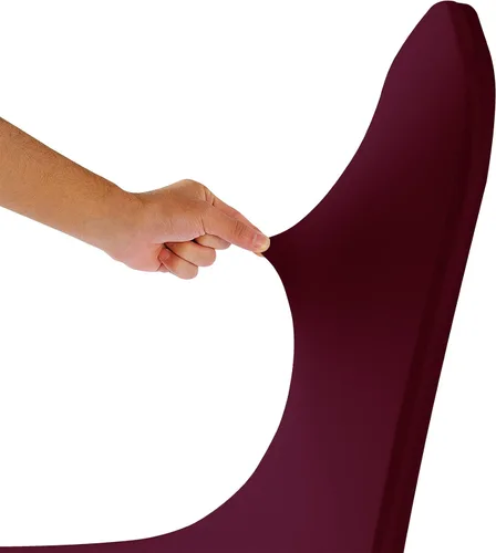 Vista 24 de Funda de elastano para silla, 12 unidades, fundas para silla, fundas para sillas de sala de estar, funda extraíble lavable y elástica para silla