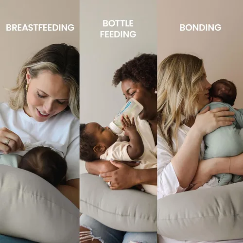 Vista 5 de Snuggle Me Organic – Almohada Feeding + Support Almohada de lactancia, almohada de lactancia materna, almohada de alimentación de biberón