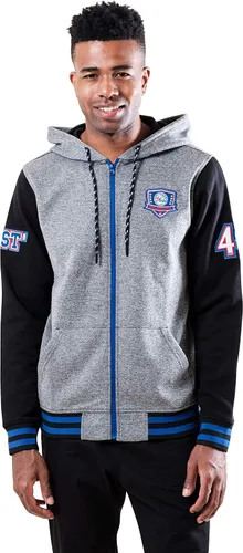 Vista 19 de Ultra Game Chaqueta con capucha oficial de la NBA Super Soft MVP con cremallera completa para hombre