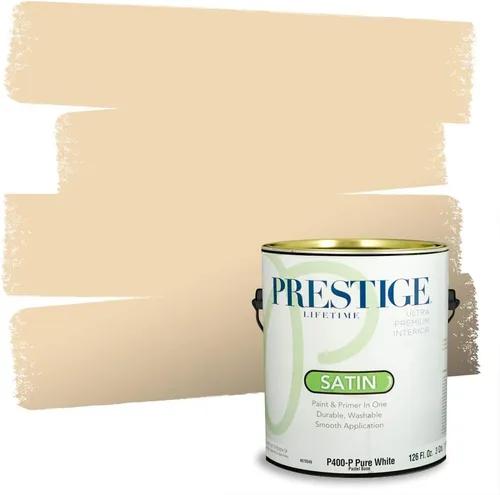 Vista 80 de PRESTIGE Pintura exterior e imprimación en uno, bronceado Aberdeen, plano, 1 galón