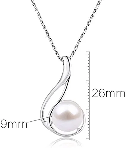 Vista 6 de Mothers Day Gifts for mom Women Wife Gifts Anniversary, Pearl necklaces, Birthday day gifts Christmas day gifts fine Jewelry gifts for women wife