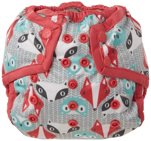 Vista 34 de Kanga Care Rumparooz - Funda de tela reutilizable con refuerzo de doble pierna, tamaño único, Aplix Quinn de 6 a 35 libras