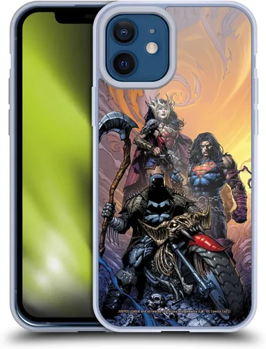 Vista 67 de Head Case Designs Funda de gel con licencia oficial de la Liga de la Justicia DC Comics #10 Darkseid War Comic Book Cover