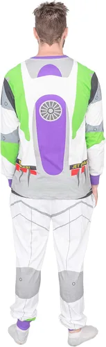 Vista 3 de Toy Story Buzz Lightyear All The Buzz - Conjunto de pijama y pantalones para disfraz, Blanco
