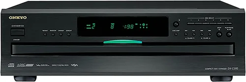 Vista 2 de Onkyo DXC390 - Cambiador de CD de 6 discos, negro