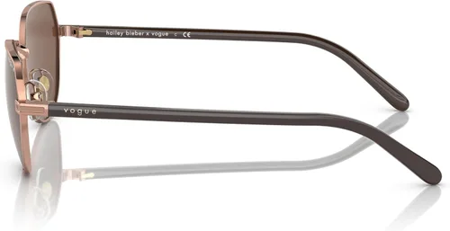 Vista 2 de Vogue Eyewear Woman Sunglasses Gold Frame, Dark Blue Lenses, 53MM