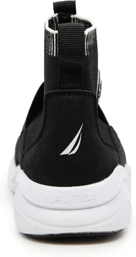 Vista 3 de Nautica Zapatos deportivos Silas de caña alta para niños con soporte mejorado para el tobillo, disponibles en tallas para niños grandes, niños