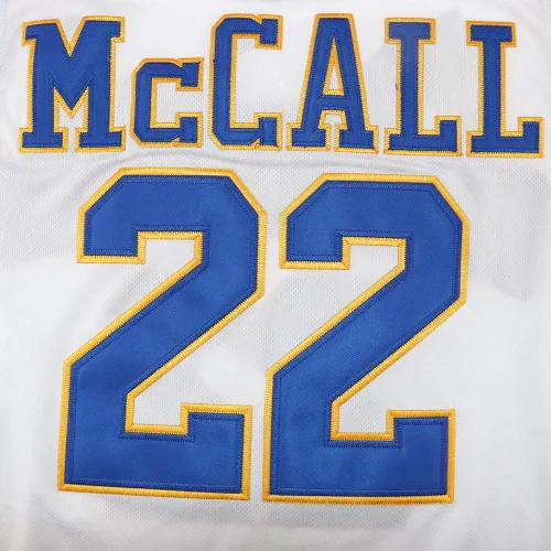 Vista 6 de Aniwante McCall 22 Wright 32 Crenshaw - Camiseta de baloncesto con costuras S-XXXL