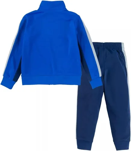 Vista 2 de Nike Conjunto de 2 piezas de chaqueta y pantalones Dri Fit con cremallera completa para niños pequeños