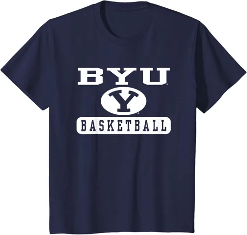 Vista 6 de BYU Cougars - Camiseta de baloncesto con licencia oficial, Azul