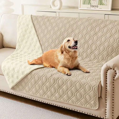 Vista 93 de hyha - Manta impermeable para cama de perro, mantas suaves para mascotas, funda impermeable para sofá para perros, fundas reversibles lavables