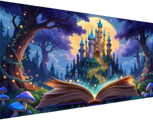 Vista 22 de pchmcu Paquete de 3 Kits de Pintura de Diamantes Galaxia para Adultos, Pintura de Arte de Diamantes 5D, Bricolaje Taladro Completo Cristal Estrás