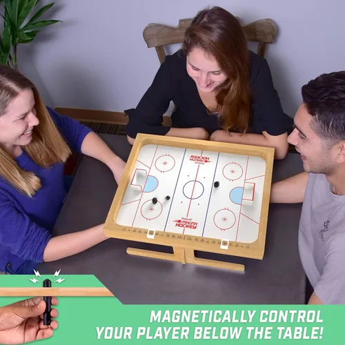 Vista 2 de Juego de Mesa de Hockey Magnético GoSports Magna - Juego Magnético de Ritmo Rápido