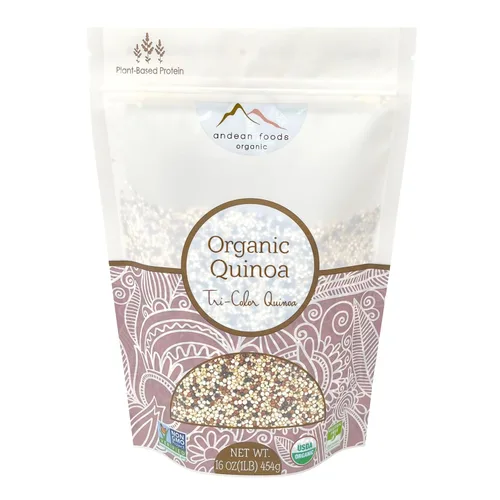 Vista 10 de Andean Foods Organic Quinoa negra de alta calidad, superalimento, sin OMG, sin gluten, vegano, 1 libra, 16 onzas