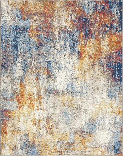 Vista 3 de Alfombra grande de 9 x 12 pulgadas, moderna para sala de estar, comedor, dormitorio, entrada interior, entrada, alfombra para sala de estar