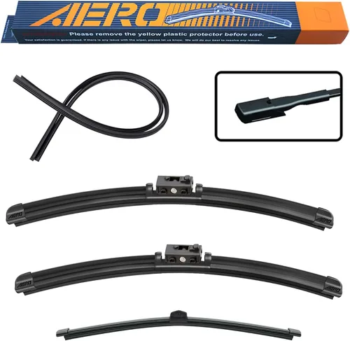 Vista 22 de AERO Avenger - Limpiaparabrisas prémium de 24 + 22 pulgadas para todas las estaciones, repuesto del fabricante original del equipo original