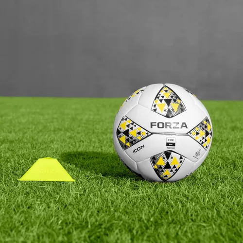 Vista 3 de FORZA Mini conos de entrenamiento de 2 pulgadas, paquete de 40 unidades, ejercicios y entrenamiento, multideporte, fútbol, hockey, entrenamiento