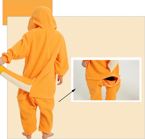 Vista 3 de SWEETXIN Kids Animal Onesie Pajamas Halloween Christmas Suit Cosplay Jumpsuit Costume