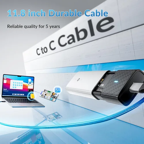 Vista 7 de Carcasa SSD sin herramientas, carcasa SSD M.2 NVME USB C 10Gbps, carcasa NVME de aluminio a PCIe M-Key, carcasa M.2 con cable USB C solo para SSD