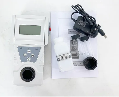 Vista 4 de Medidor de turbidez Turbidímetro Probador de turbidez Analizador Turbidímetro portátil Medidores de turbidez de laboratorio con rango de 0 a 200 NTU