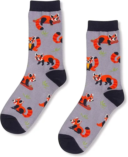 Vista 3 de Happypop - Calcetines para mujer, diseño de animales, regalo para amantes de animales