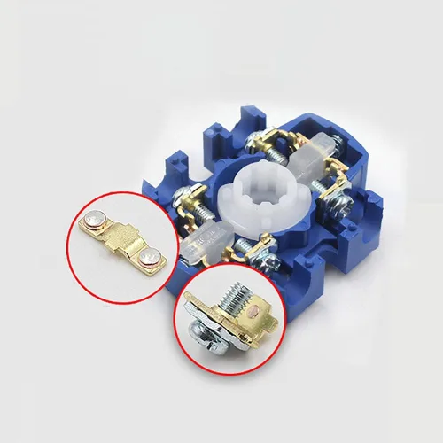 Vista 4 de Interruptor selector de cambio universal, interruptor de transferencia de energía, 2 posiciones 12 terminales, LW26-20 C06/3 380V 20A Motor