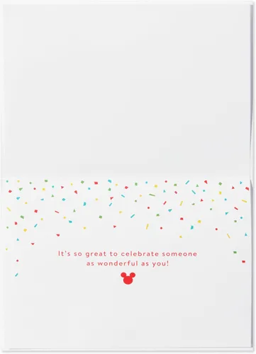 Vista 2 de Papyrus Tarjeta de cumpleaños de Mickey y Minnie Mouse (Tan maravillosa como tú)