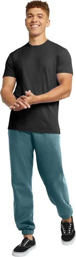 Vista 5 de Hanes Originals - Pantalones deportivos para hombre, pantalones deportivos de forro polar pesado con bolsillos, entrepierna de 30 pulgadas