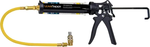 Vista 2 de LF016 BIGEZ Kit de detección de fugas de refrigerante de aire acondicionado – Tinte detector de fugas de CA de 8 onzas, inyector de pistola